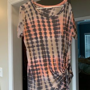 FINAL PRICE DROP tie dye jodifl top size large short sleeve
